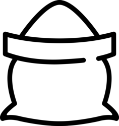 Bag Of Sugar Simple Line Art Svg, Free Vectors File